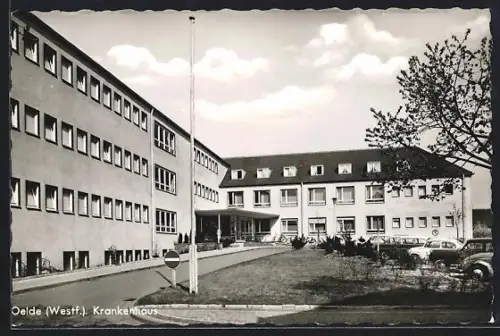 AK Oelde /Westf., Krankenhaus, mit Eingang