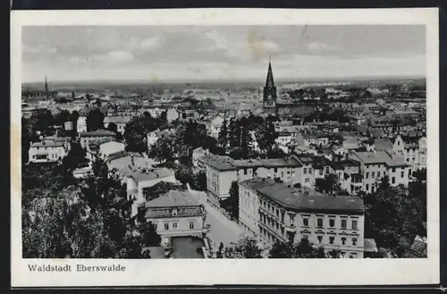 AK Eberswalde, Totalansicht aus der Vogelschau