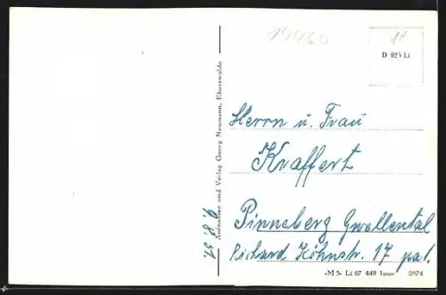 AK Eberswalde, Totalansicht aus der Vogelschau