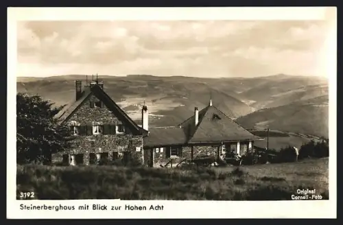 AK Kesseling /Ahr, Pension Steinerberg-Haus mit Blick zur Hohen Acht