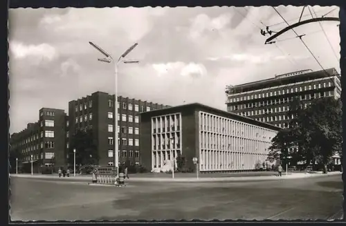 AK Leverkusen-Wiesdorf, Bayer-Werke, Sozialverwaltung und Poli-Klinik