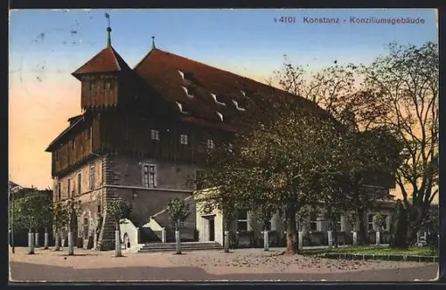 AK Konstanz, Blick auf Konziliumsgebäude