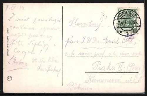 AK Konstanz, Blick auf Konziliumsgebäude