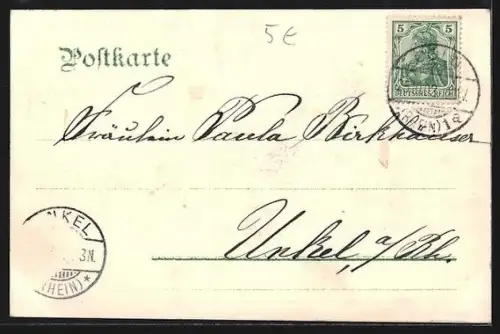 AK Köln-Neustadt, Springbrunnen am Deutschen Ring