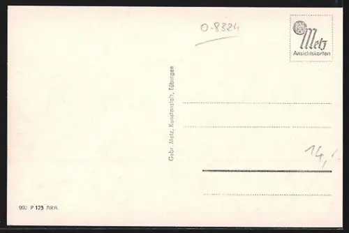 AK Rathen /Sächs. Schweiz, Basteiseite, Blick z. Gamrig