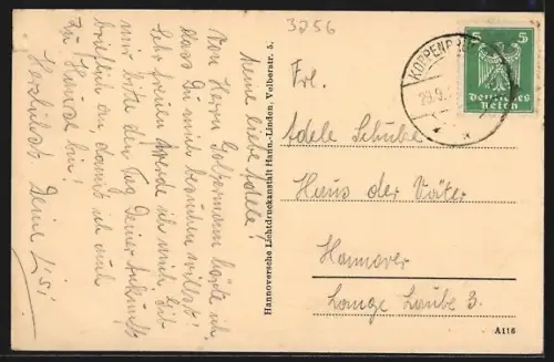 AK Coppenbrügge, Partie am Weg zum Ith