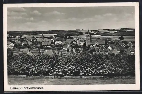 AK Schledehausen / Bissendorf, Blick über den Luftkurort