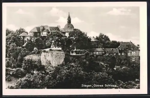 AK Siegen, Oberes Schloss bei Tage