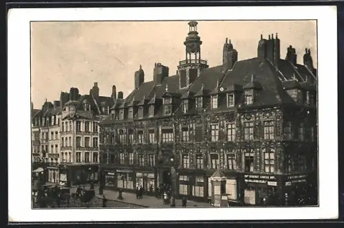 AK Lille, Alte Börse mit Strassenpartie
