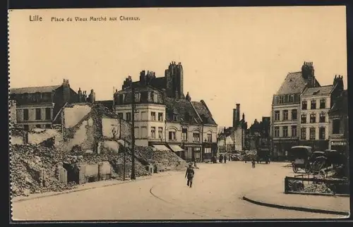 AK Lille, Place du Vieux Marché aux Chevaux