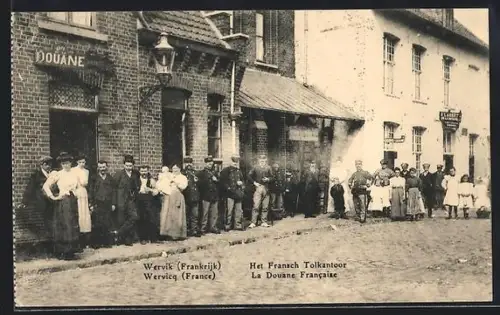 AK Wervicq, La Douane francaise