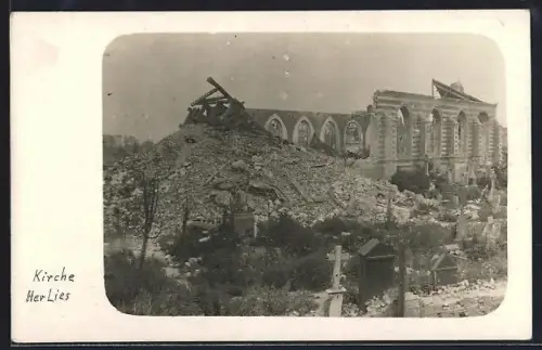 AK Herlies, Zerstörte Kirche