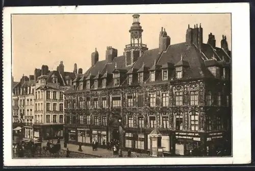 AK Lille, Alte Börse mit Strassenpartie