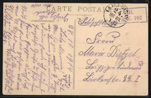 AK Valenciennes, Entrée de la Rue St-Géry