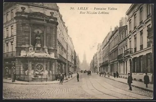 AK Lille, Fontaine Vallon, Rue Nicolas Leblanc