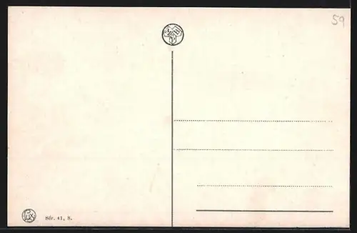 AK La Bassée, Rue de Lille, Le Calvaire