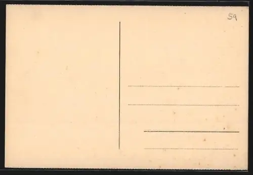 AK Douai, Bellainstrasse mit Passanten