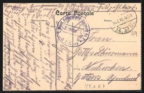 AK La Bassée, Rue de Lille, Brasserie St.-Jean