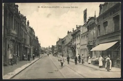 AK Malo-les-Bains, Avenue Bel-Air