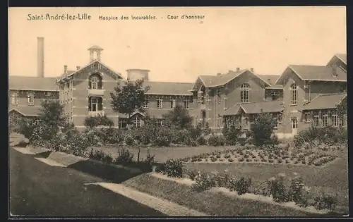 AK Saint-André-Lille, Hospice des Incurables, Cour d`honneur