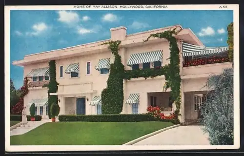 AK Hollywood, CA, Home of May Allison