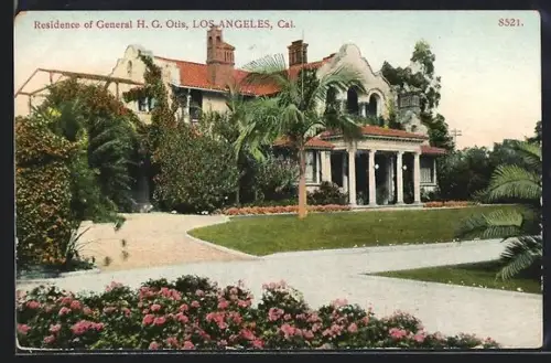 AK Los Angeles, CA, Residence of General H. G. Otis