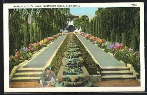 AK Los Angeles-Westwood Hills, CA, Harold Lloyd`s Home