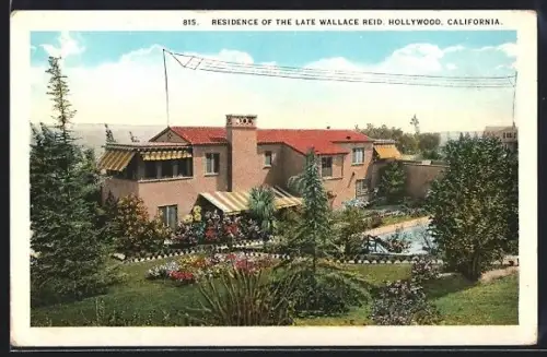 AK Hollywood, CA, Residence of the late Wallace Reid
