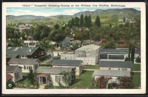 AK Hollywood, CA, Stars Bungalow Dressing-Rooms at the William Fox Studios