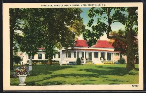 AK Berryville, CA, Audley, Home of Nelly Custis