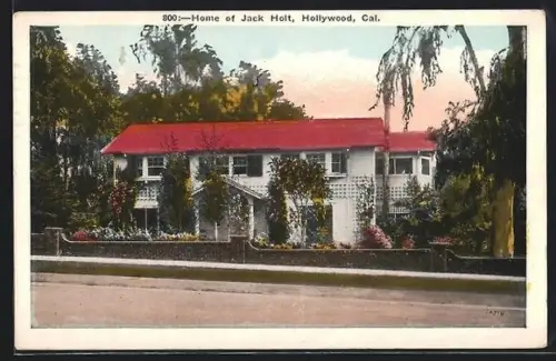 AK Hollywood, CA, Home of Jack Holt