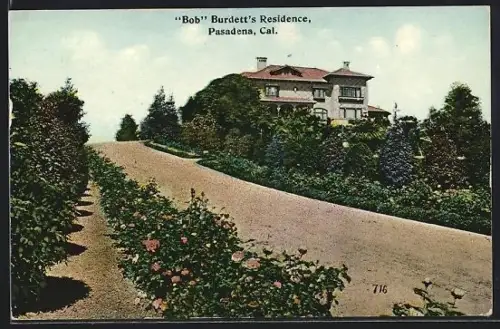 AK Pasadena, CA, Bob Burdett`s Residence