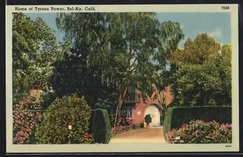 AK Bel-Air, CA, Home of Tyrone Power