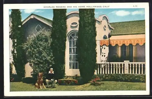 AK Hollywood, CA, Charles Rogers and his Home