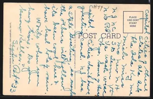 AK Beverly Hills, CA, Residence of Mr. and Mrs. George Burns