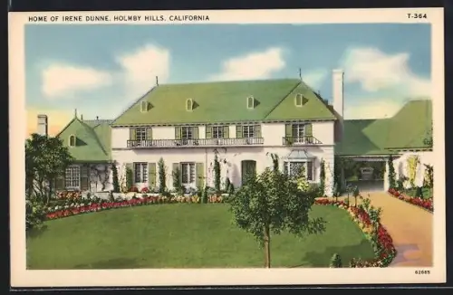 AK Holmby Hills, CA, Home of Irene Dunne
