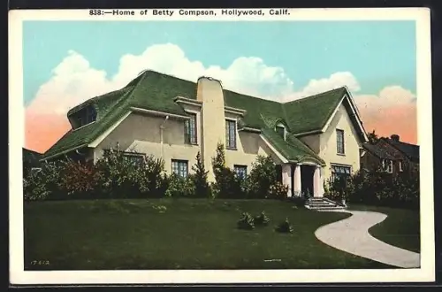 AK Hollywood, CA, Home of Betty Compson