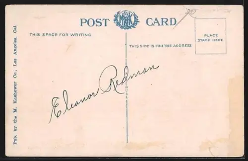 AK Beverly Hills, CA, Pauline Frederick`s Home