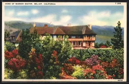 AK Bel-Air, CA, Home of Warner Baxter