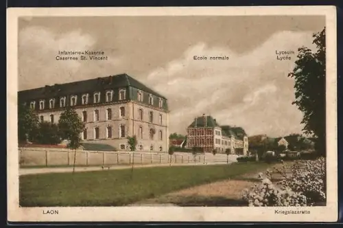 AK Laon, Casernes St. Vincent, École normale et Lycée
