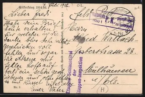 AK Chaourse, Vue de l`église et des bâtiments environnants