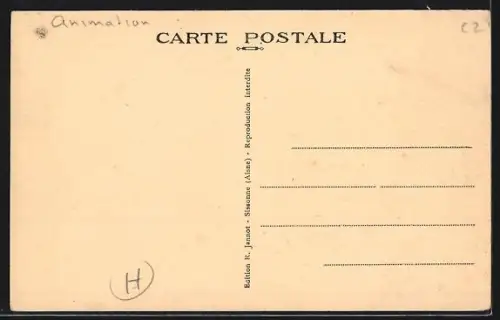 AK Sissonne /Aisne, Rue de Verdun Son Restaurant-Charcuterie