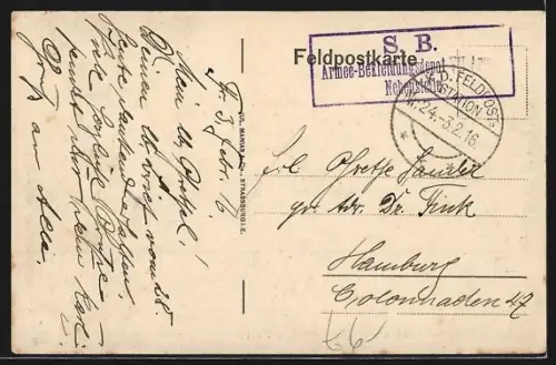 AK Crépy-en-Laonnois, Vue de la fabrique avec cheminée et jardin au premier plan