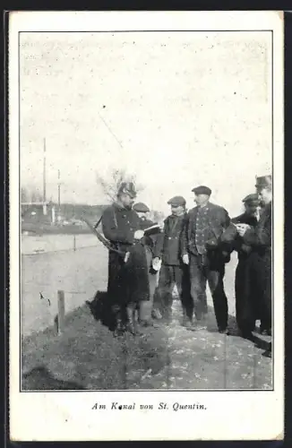 AK Saint-Quentin, Rencontre au bord du canal