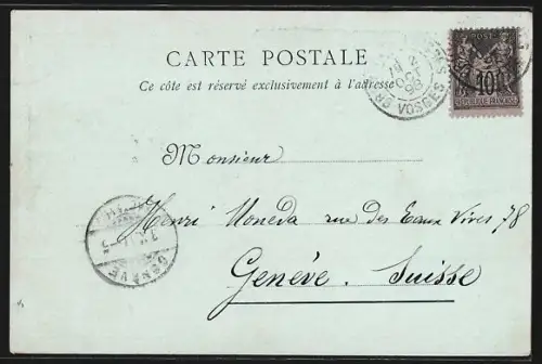 AK Bruyéres, Vue générale en 1778 et Le Chateau en 1635