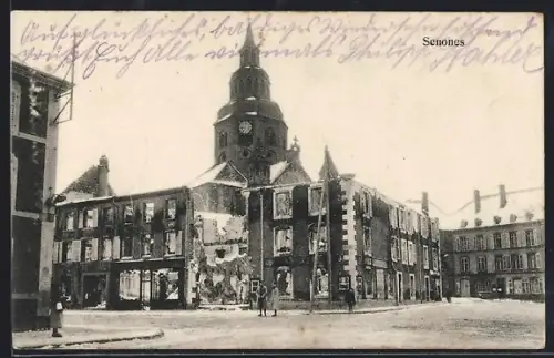 AK Senones, Panorama et l`église