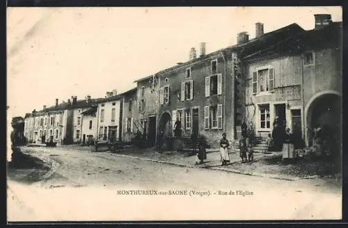 AK Monthureux-sur-Saone, Rue de l`Eglise