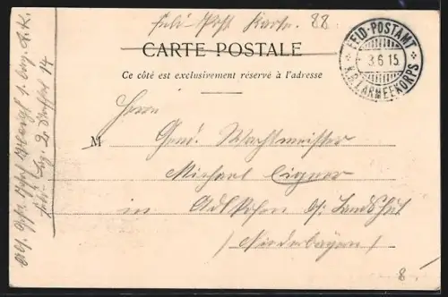 AK Épinal, Hôtels et Rue de la Gare