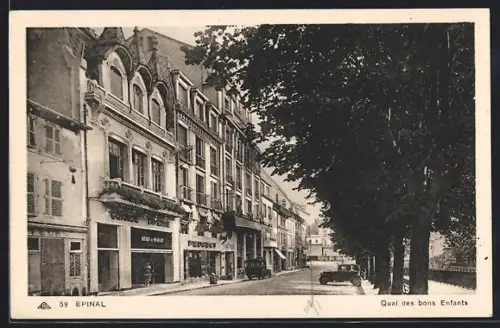AK Epinal, Quai des bons Enfants