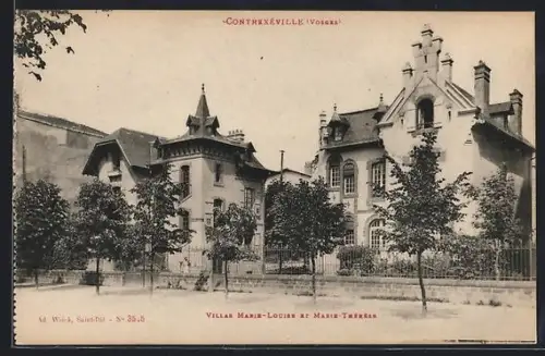 AK Contrexéville, Villas Marie-Louise et Marie-Thérèse